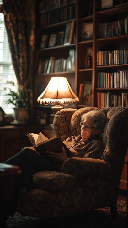 Thiết kế nhà ở cho Người cao tuổi: Khi ít là nhiều 4 Cozy reading chair setup