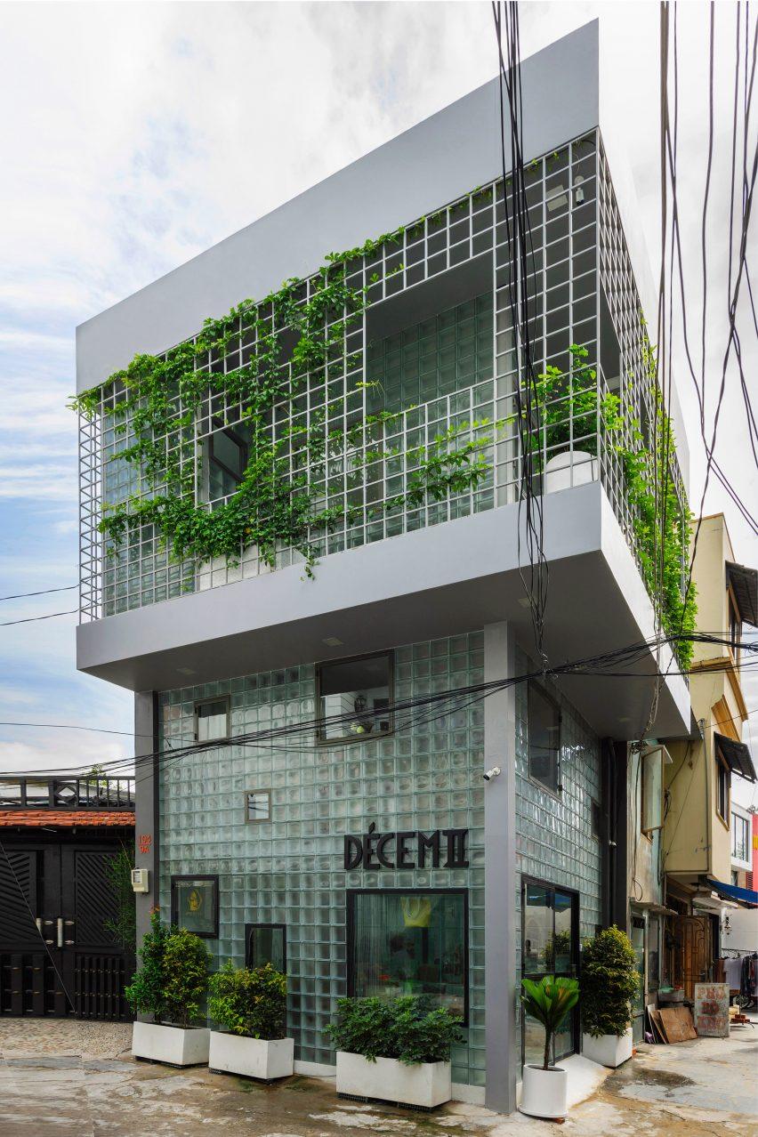 Glass Block Facade