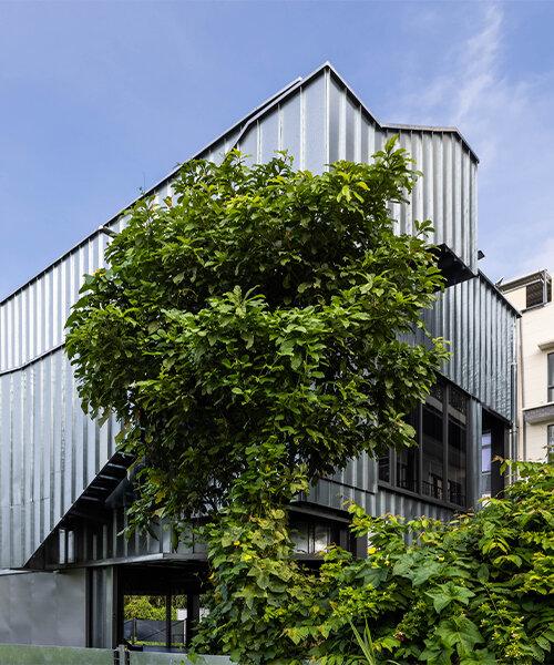 Corrugated Metal Facade